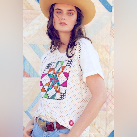 Double D Ranch Tops - 🆕 🚩 NWT Double D Ranch “ Pinwheel in the Breeze” Top.  Size: Small